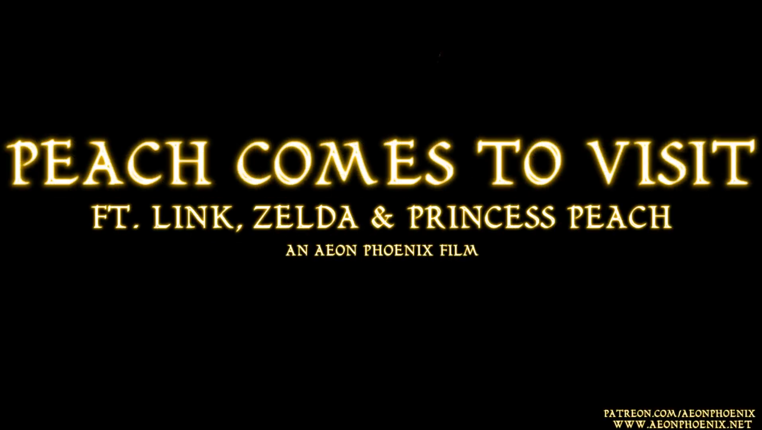 PEACH, ZELDA AND LINK – PEACH COMES TO VISIT